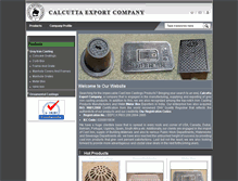 Tablet Screenshot of calcuttaexport.net
